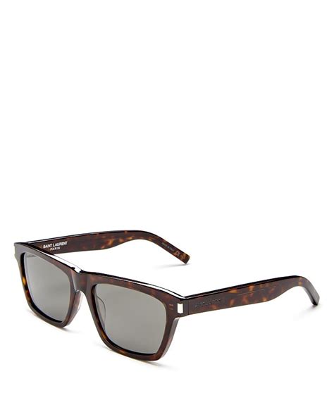 ysl 56mm square sunglasses|Saint Laurent 56mm Square Sunglasses .